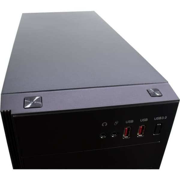 Inter-Tech B-42 PC-fodral - Svart - ATX/Micro-ATX - 5 interna fack - 120/140 mm fläktar
