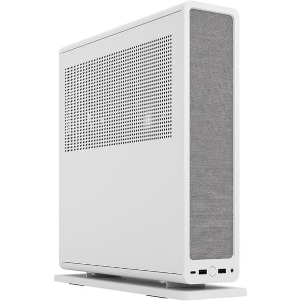 Mini Tower Case - FRACTAL DESIGN - Ridge White mITX - PCIe 4.0 - Vit Vit