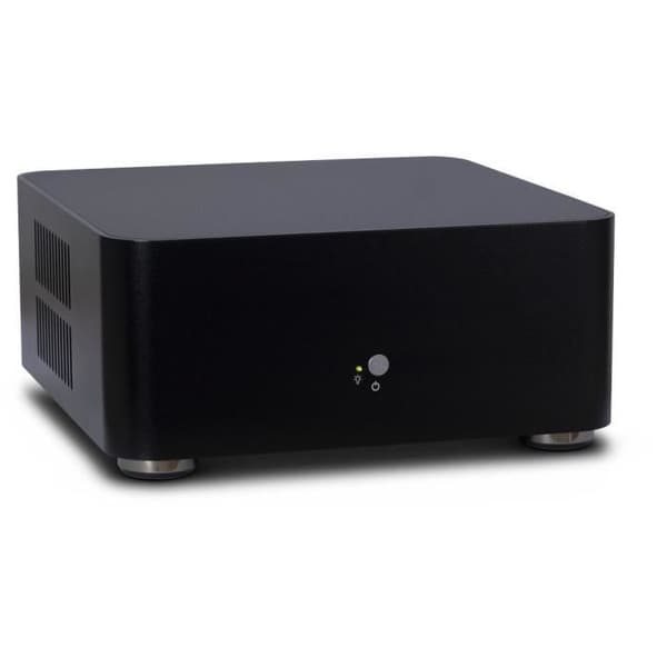 Inter-Tech A80 PC-fodral - ITX - Svart - 60 W strömförsörjning - 2 interna fack - 2 USB 3.0-portar Svart