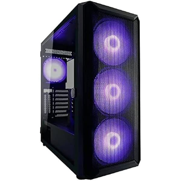 LC-POWER Gaming 804B Midi-Tower Fodral Svart