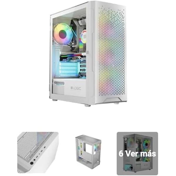 Logic Aramis ARGB MINIDI USB 3.0 White Case - Midi Tower - ATX