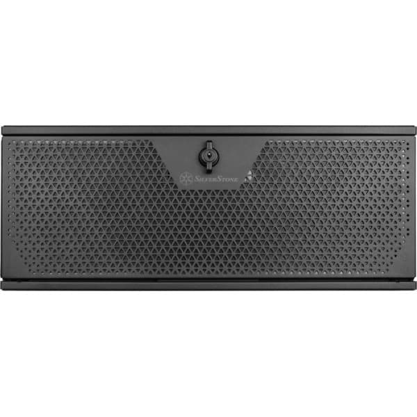 SilverStone RM44 4U -rackskab, sort