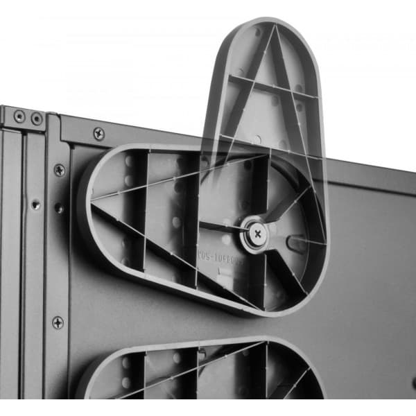 SilverStone RM44 4U -rackskab, sort