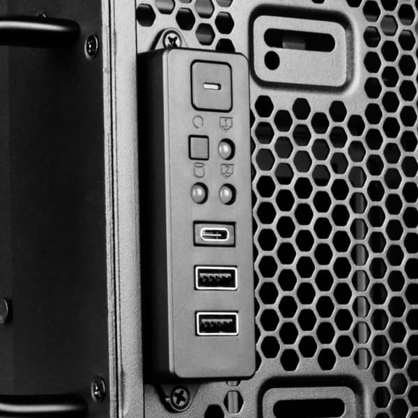 SilverStone RM44 4U -rackskab, sort