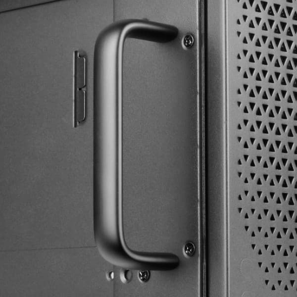 SilverStone RM44 4U -rackskab, sort