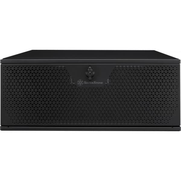 SilverStone RM44 4U -rackskab, sort