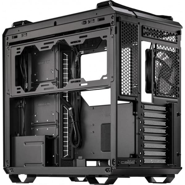 Asus TUF Gaming GT502 PLUS TG ARGB ATX-chassi med fönster, svart