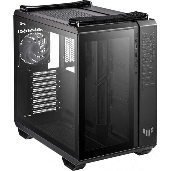 Asus TUF Gaming GT502 PLUS TG ARGB ATX-chassi med fönster, svart