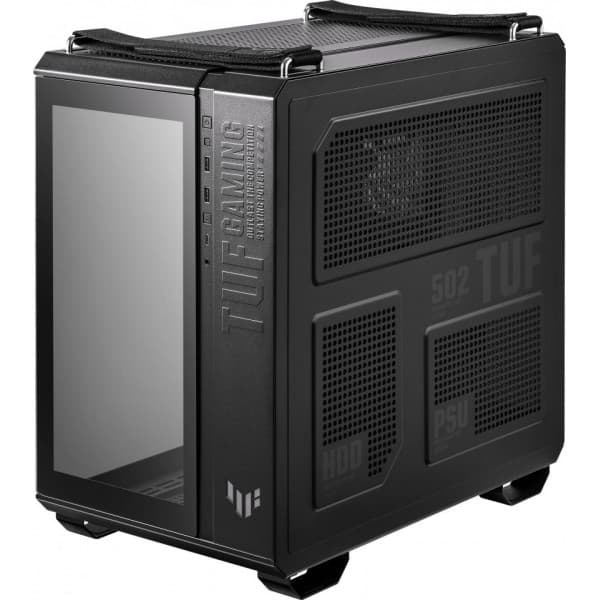 Asus TUF Gaming GT502 PLUS TG ARGB ATX-chassi med fönster, svart