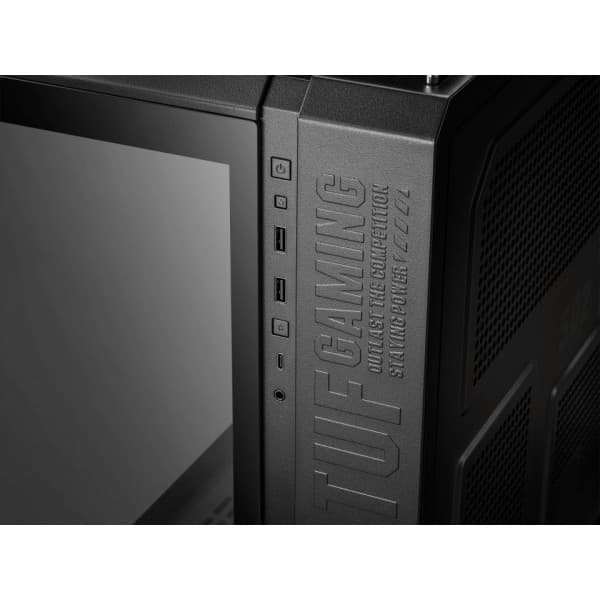 Asus TUF Gaming GT502 PLUS TG ARGB ATX-chassi med fönster, svart