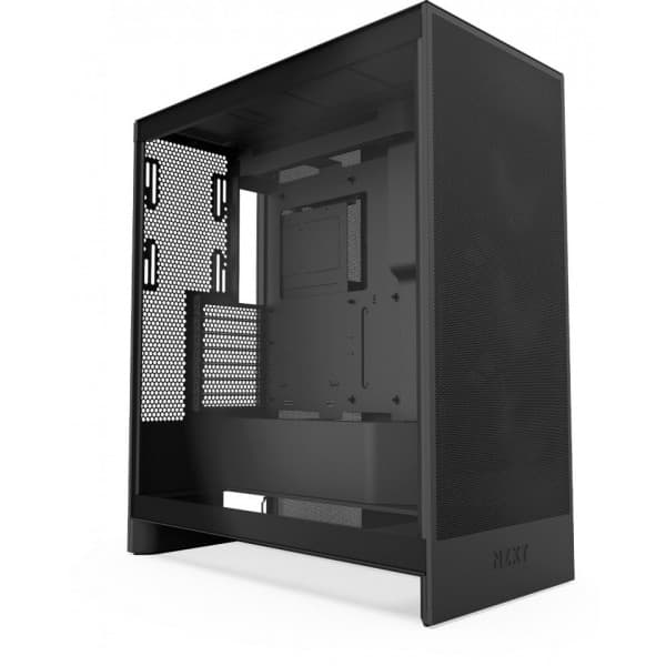 NZXT H7 Flow (2024) ATX-chassis med vindue, sort