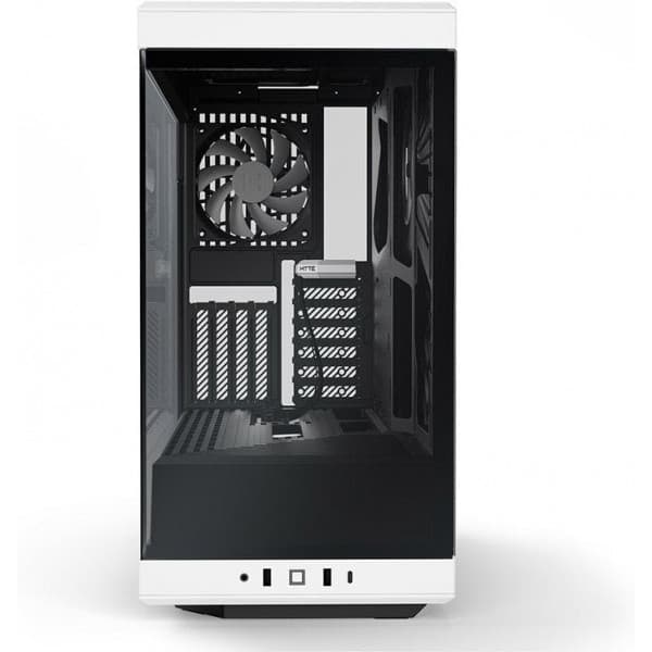 Hyte Y40 Black/White ATX-chassi med vindue, sort/hvid