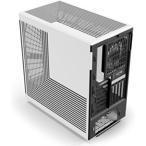 Hyte Y40 Black/White ATX-chassi med vindue, sort/hvid