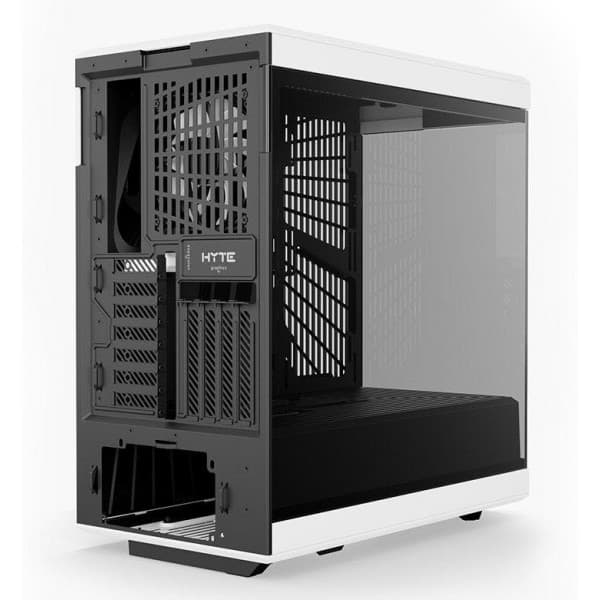 Hyte Y40 Black/White ATX-chassi med vindue, sort/hvid
