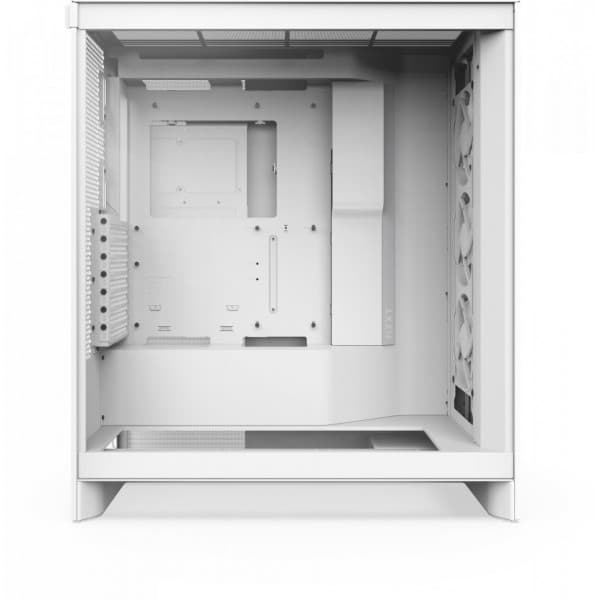 NZXT H7 Flow RGB (2024) ATX-chassis med vindue, hvid
