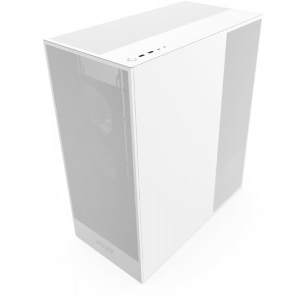 NZXT H7 Flow RGB (2024) ATX-chassis med vindue, hvid