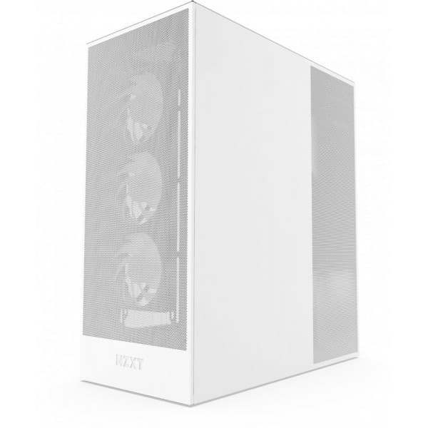 NZXT H7 Flow RGB (2024) ATX-chassis med vindue, hvid