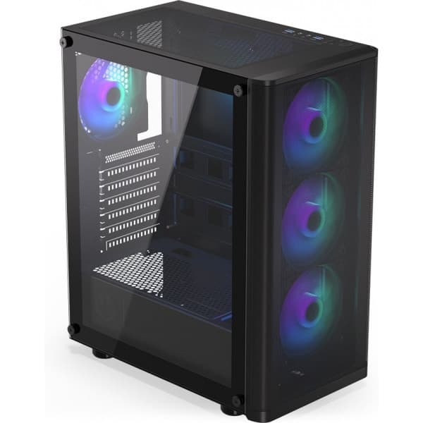 Endorfy Ventum 200 ARGB ATX-chassi med fönster, svart
