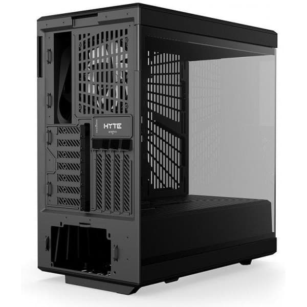 Hyte Y40 Black ATX-chassis med vindue, sort