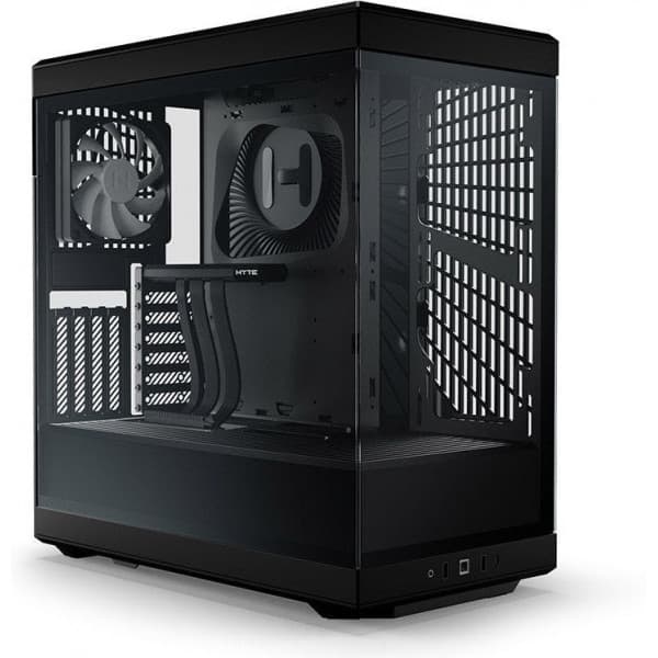 Hyte Y40 Black ATX-chassis med vindue, sort