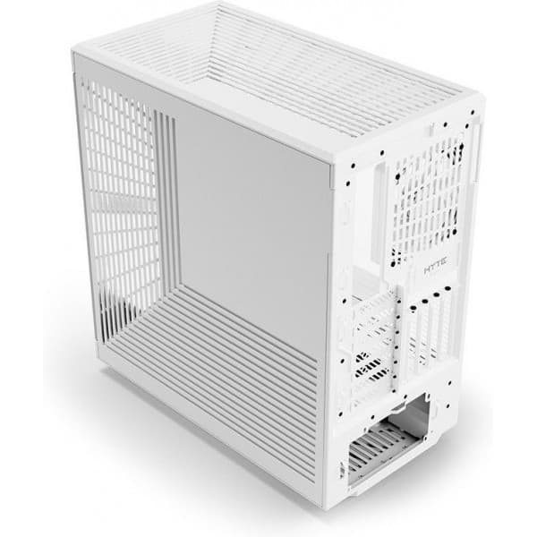 Hyte Y40 Snow White ATX-chassis med vindue, sort/hvid