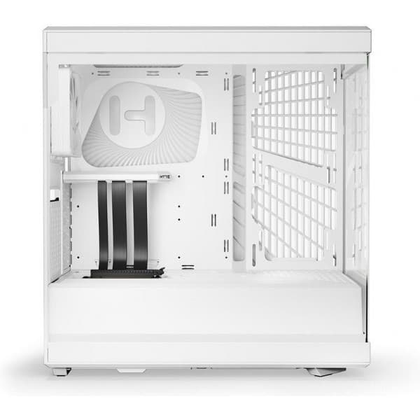 Hyte Y40 Snow White ATX-chassis med vindue, sort/hvid