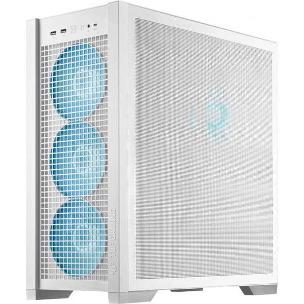 Asus TUF Gaming GT302 TG ARGB ATX-chassis med vindue, hvid