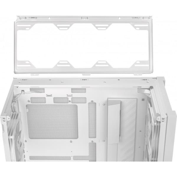 Asus TUF Gaming GT302 TG ARGB ATX-chassis med vindue, hvid