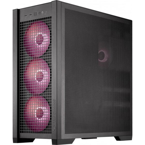 Asus TUF Gaming GT302 TG ARGB ATX-kabinet med vindue, sort