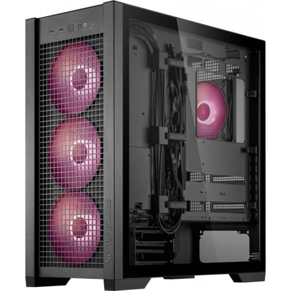 Asus TUF Gaming GT302 TG ARGB ATX-kabinet med vindue, sort