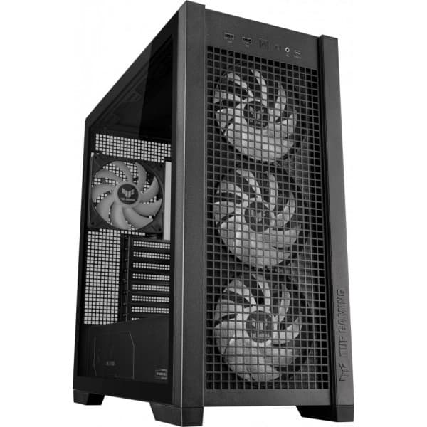 Asus TUF Gaming GT302 TG ARGB ATX-kabinet med vindue, sort