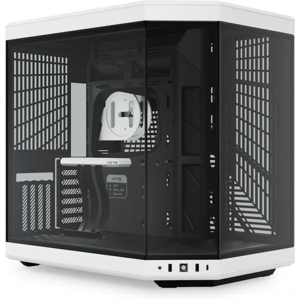Hyte Y70 Black/White ATX-hölje med panoramafönster, svart/vit