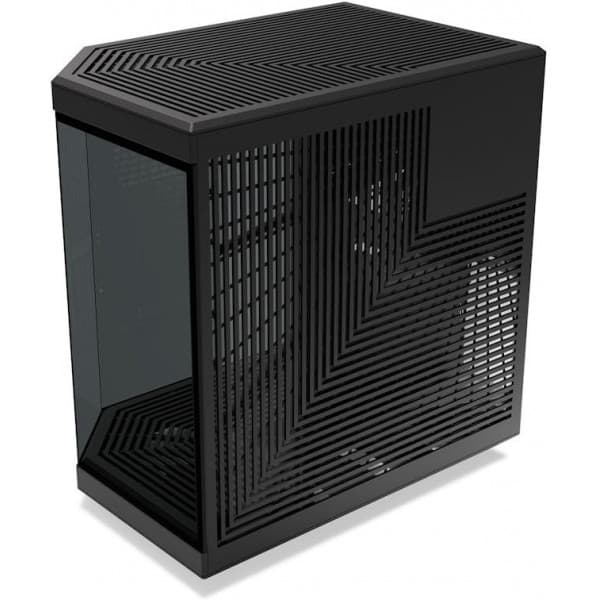 Hyte Y70 Black ATX-chassi med panoramafönster, svart