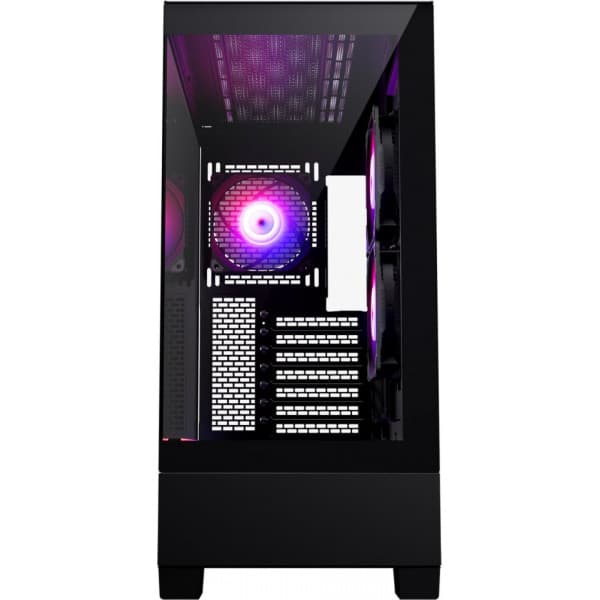 Phanteks XT View Mid Tower -ATX-chassis med vindue, sort
