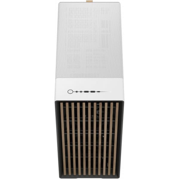 Fractal Design North XL Chalk White TG Clear E-ATX-chassi, vit