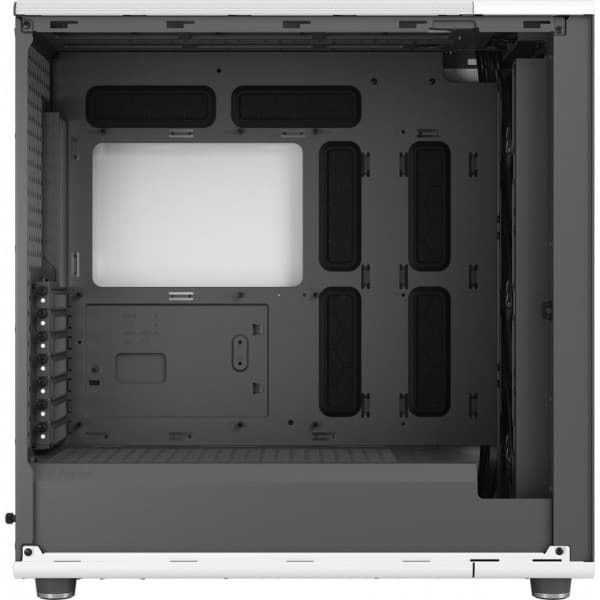 Fractal Design North XL Chalk White TG Clear E-ATX-chassi, vit