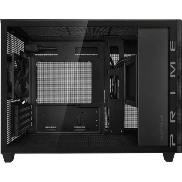 Asus Prime AP201 TG Micro-ATX-chassi med fönster, svart