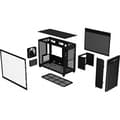 Miniatyrbild 10 av 10: Asus Prime AP201 TG Micro-ATX-chassi med fönster, svart