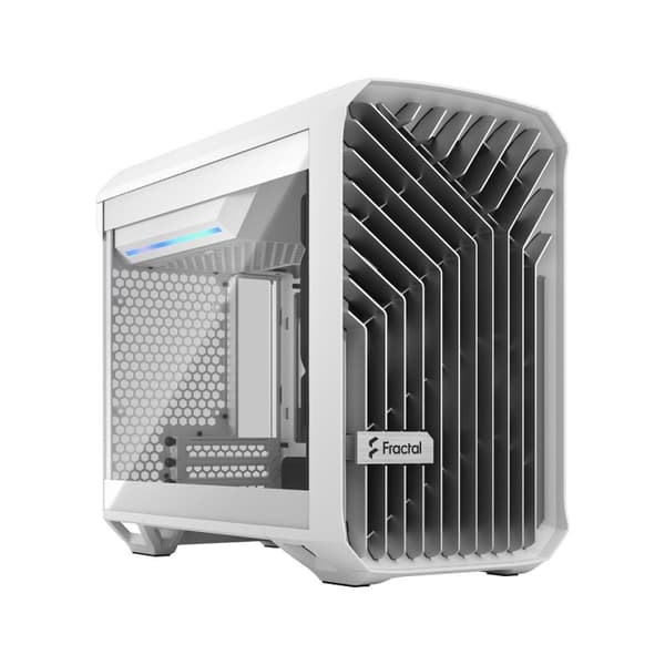 Fractal Design Torrent Nano hvid TG klar farvetone Hvid