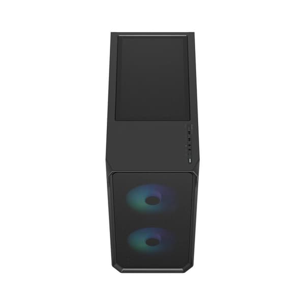 Fractal Design Focus 2 RGB sort TG klar farvetone
