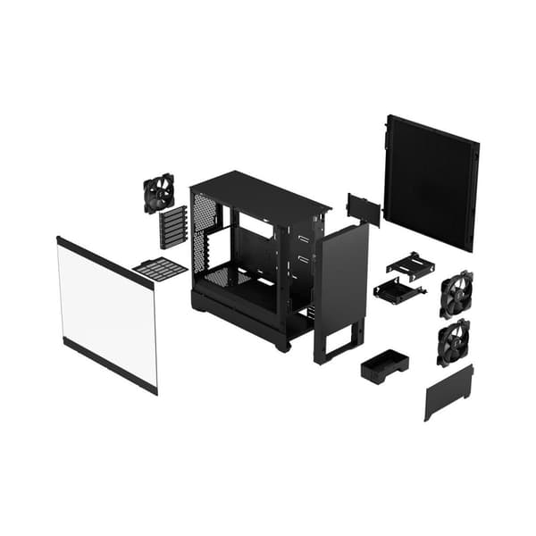 Fractal Design Pop Silent Svart TG Clear Tint