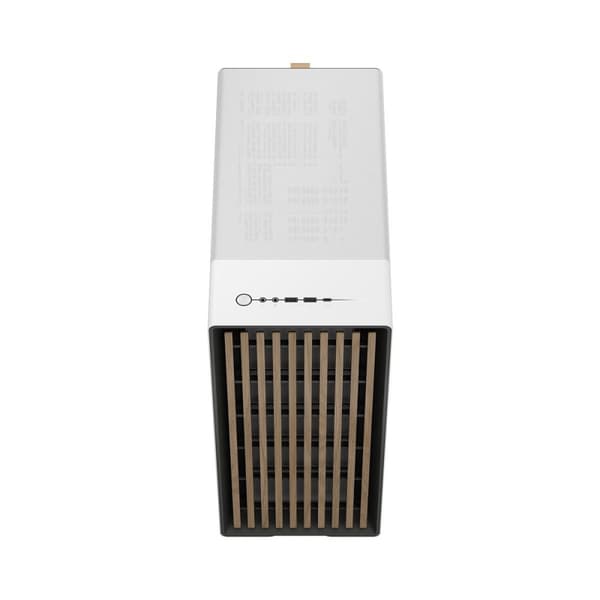 Fractal Design North Chalk White TG Kirkas sävy