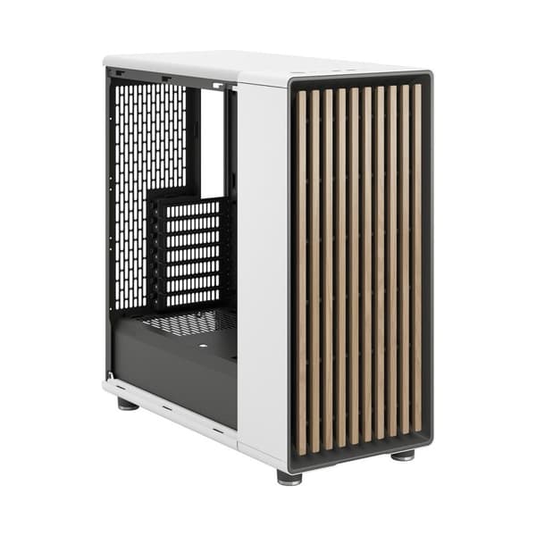 Fractal Design North Chalk White TG Kirkas sävy