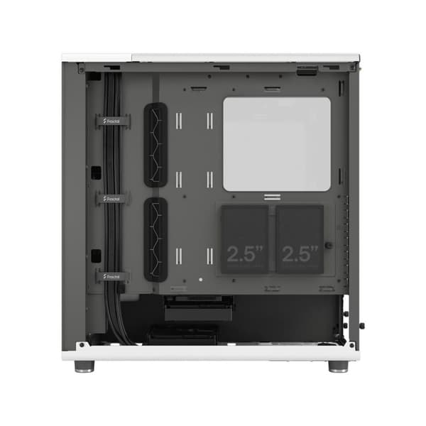 Fractal Design North Chalk White TG Kirkas sävy