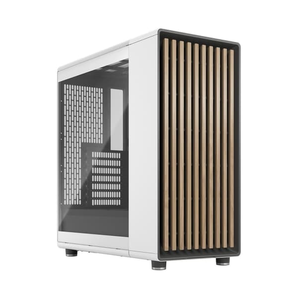 Fractal Design North Chalk White TG Kirkas sävy Valkoinen