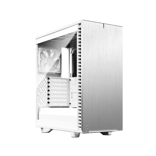 Fractal Design Define 7 Compact klart hærdet glas hvid Hvid