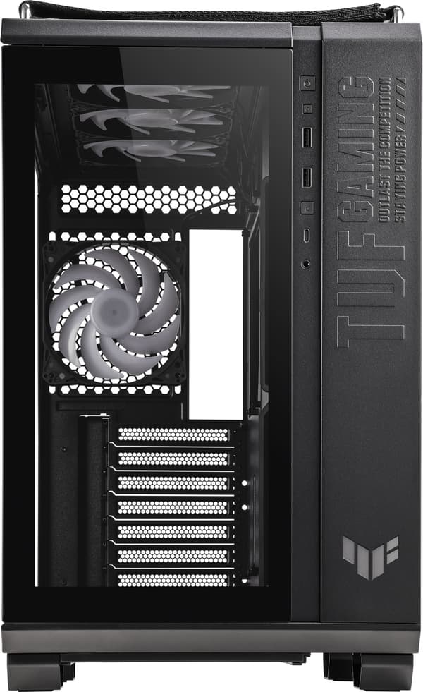 ASUS TUF Gaming GT502 PLUS TG ARGB ATX-kabinet med vindue, sort