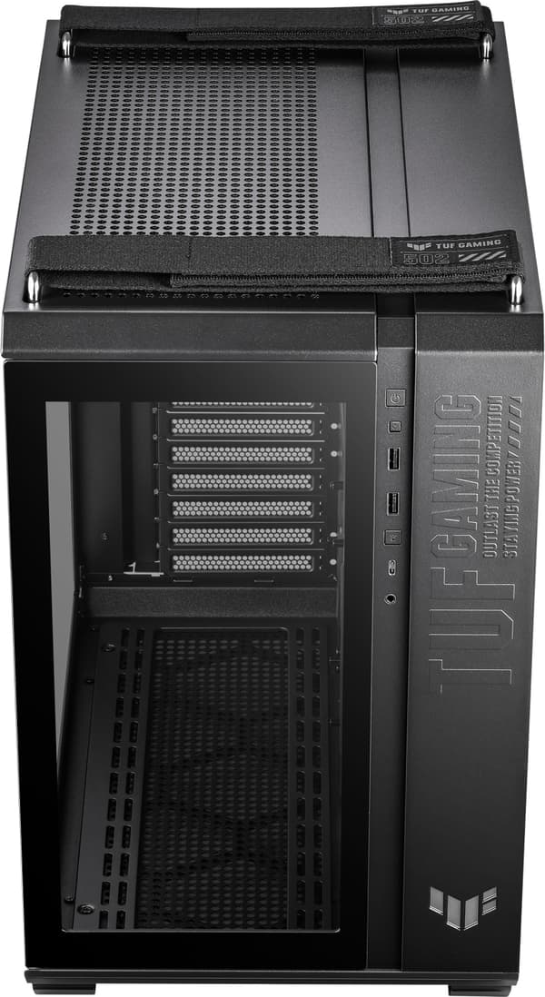 ASUS TUF Gaming GT502 PLUS TG ARGB ATX-kabinet med vindue, sort