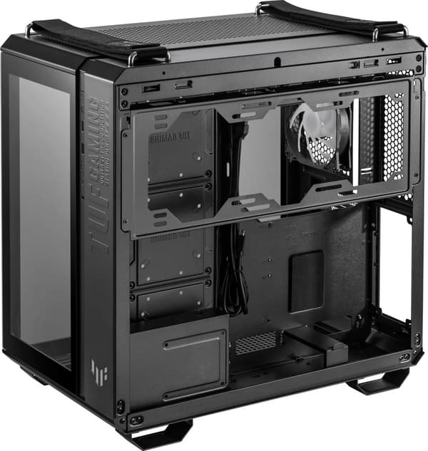 ASUS TUF Gaming GT502 PLUS TG ARGB ATX-kabinet med vindue, sort