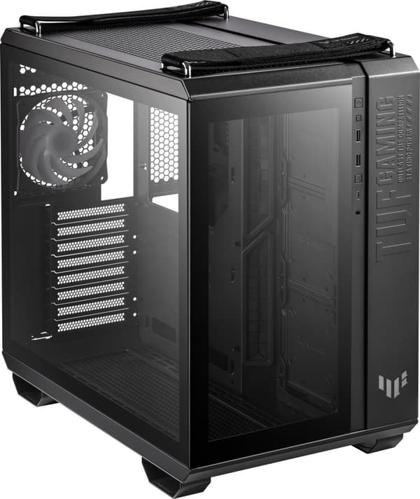 ASUS TUF Gaming GT502 PLUS TG ARGB ATX-kabinet med vindue, sort